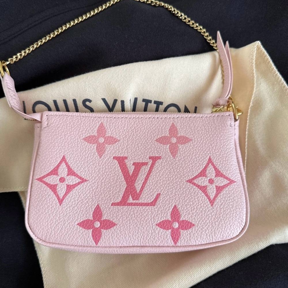 Louis Vuitton Pink Monogram Clutch